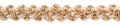 gold metalic gimp braid approx 4-5mm wide