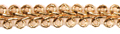 gold metalic gimp braid approx 6-7mm wide