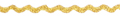 thin gold metallic ric rac braid 1-2mm wide