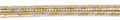 gold metallic russia braid thin