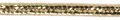 gold metallic russia braid small