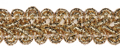 gimp gold metallic braid approx 12mm wide