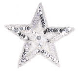 beaded and sequin motifs - ultra large star shape