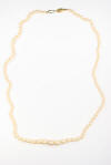 1 row pearl necklet Item no. 2625 with graduated pearls