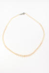 1 row cream pearl necklet Item no. 410/1 with graduated pearls
