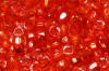small multi cut seed beads - red s/l