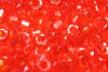 small multi cut seed beads - red