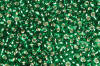 small seed beads - green