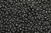 small sead beads - matt black