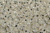 small seed beads - silver/crystal