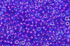 small seed beads - purple/royal iridescent