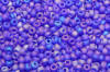 small seed beads - solid purple/royal