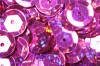 sequins - spangles - hot pink laser