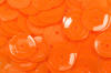 sequins - spangles - solid orange