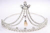 diamante tiara Item no. 7221 (height approx 8½ cm)