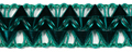 tinsel foil trimming - emerald