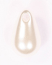 tear drop pearls-  pearl white - top hole
